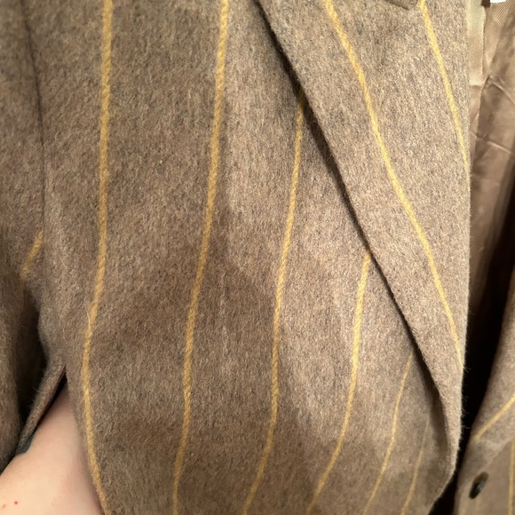 & Other Stories oversized pinstripe lined blazer. - Picture 7 of 7